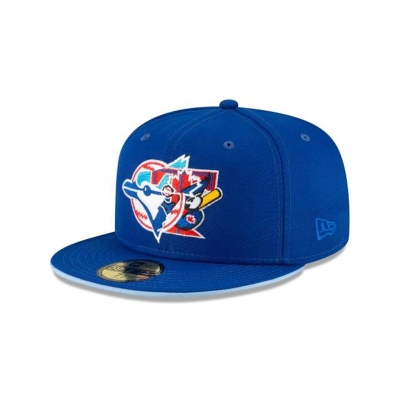 Sapca New Era Toronto Blue Jays MLB Double Logo 59FIFTY Fitted - Albastri